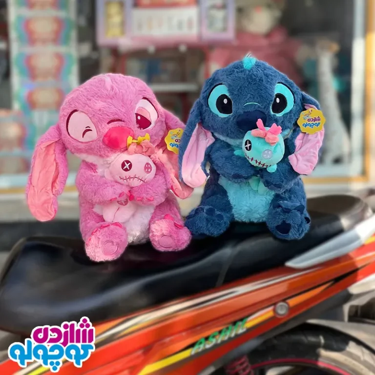 عروسک استیچ آبی عروسک استیچ صورتی