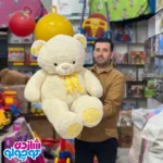 عروسک خرس بزرگ کرمی