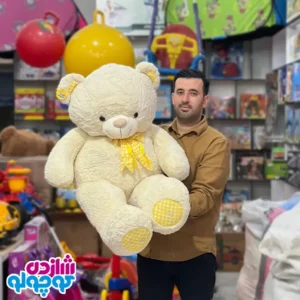 عروسک خرس بزرگ کرمی